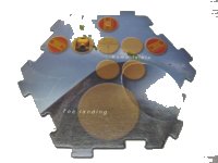 LEGO onderdeel BIONICLE Quest for Makuta: Avonturenspel - Speelbordstuk 01 00747board01