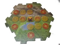 LEGO onderdeel BIONICLE Quest for Makuta: Adventure Game - Spelbord Onderdeel 17 00747board17