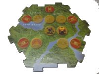 LEGO onderdeel BIONICLE Quest for Makuta: Adventure Game - Spelbord Onderdeel 19 00747board19