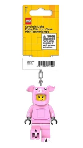 LED Key Light Piggy Guy Key Chain (LEDLITE), LEGO onderdeelnummer LGL-KE212H
