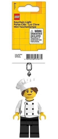 LED Key Light Gourmet Chef Key Chain (LEDLITE), LEGO onderdeelnummer LGL-KE218H