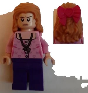 Lavender Brown - Bright Pink Blouse, LEGO onderdeelnummer hp226