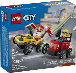 Pizza vs. Fire Truck, LEGO onderdeelnummer 60458-1