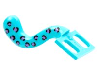 Minifigure Costume Tail Cat with Black and Medium Lavender Rosettes Pattern, LEGO onderdeelnummer 15504pb09