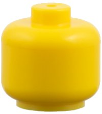 Minifigure, Baby / Toddler Head with Neck (Plain), LEGO onderdeelnummer 33464