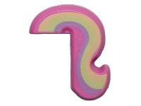Cat Tail with Rainbow Pattern, LEGO onderdeelnummer 15429pb13